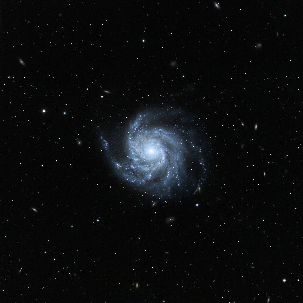 A galaxy seen without gravitational lensing